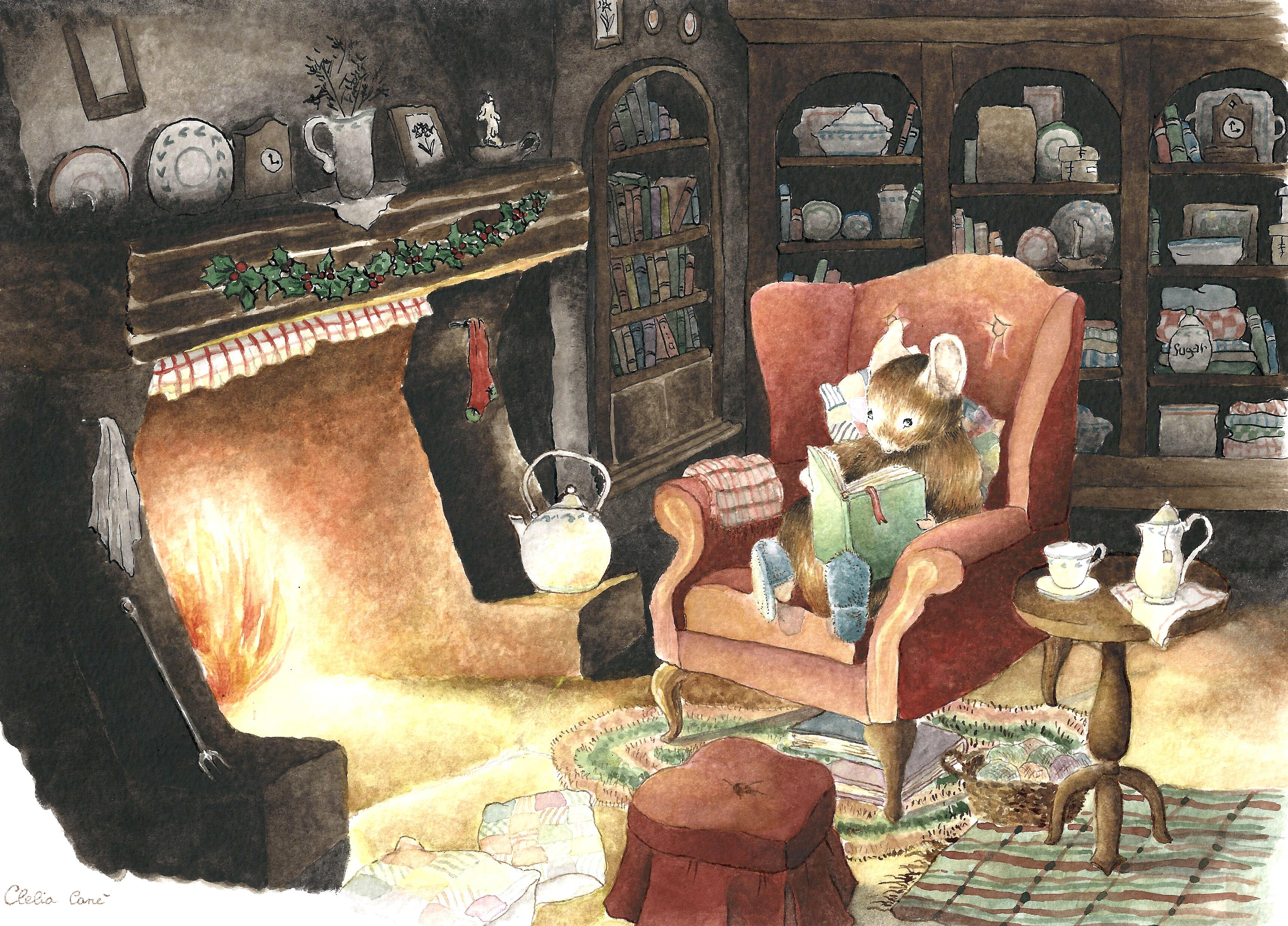 Сказка дом кота. Уютные иллюстрации. Уютные милые иллюстрации. Домашний уют.